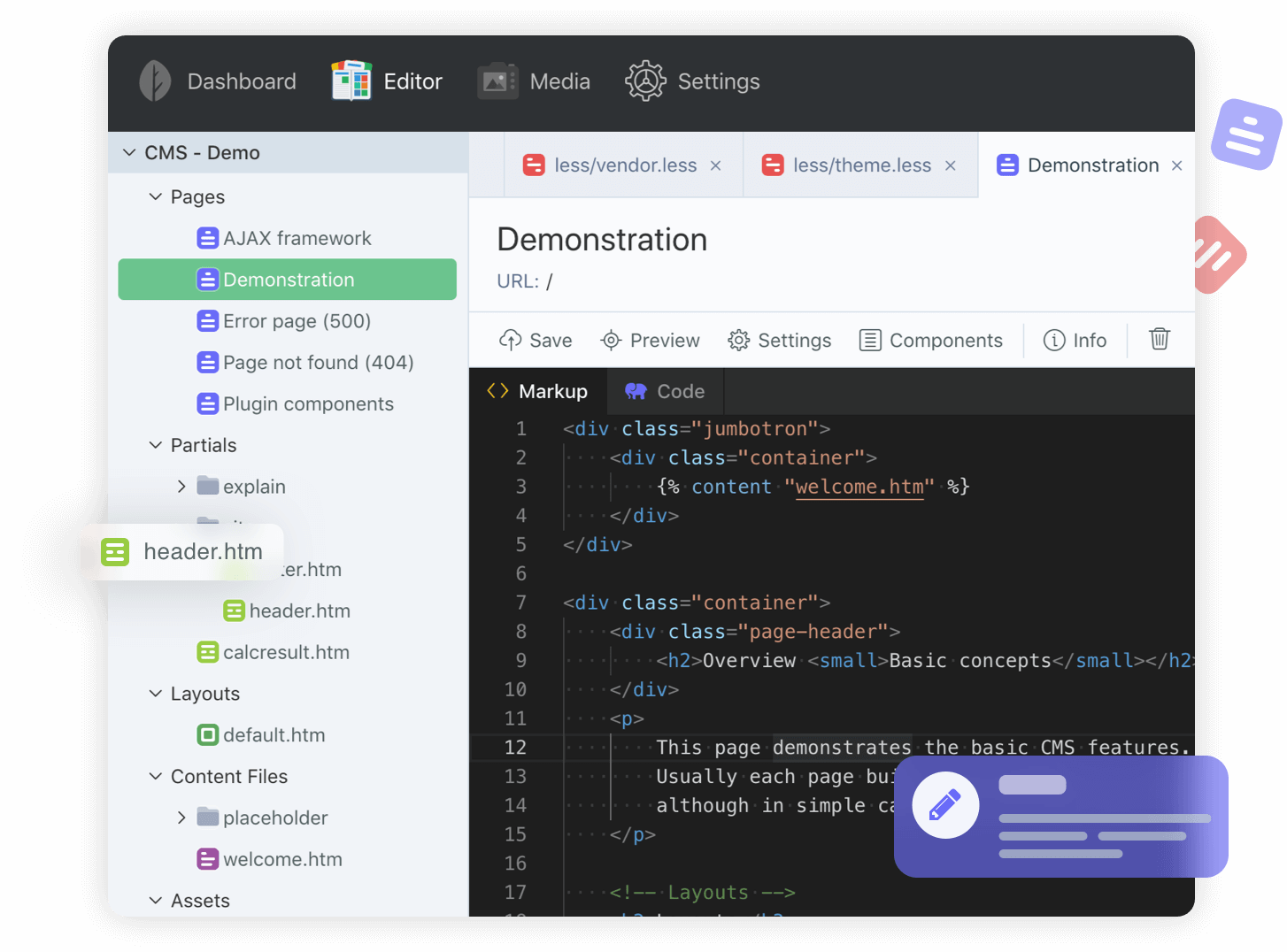 October CMS - Welcome